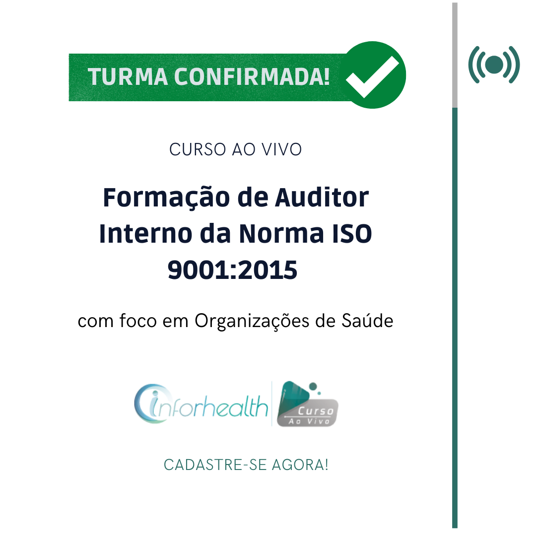 Formação De Auditor Interno Da Norma Iso 90012015 Saúde 5064